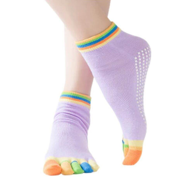 Yoga Socks with Colored Toes