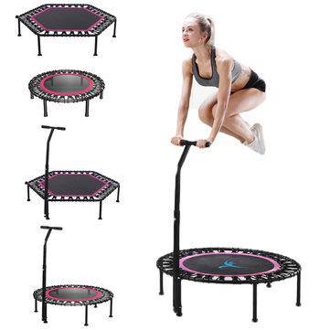 40″/50″ Fitness Silent Mini Trampoline with Adjustable Handle