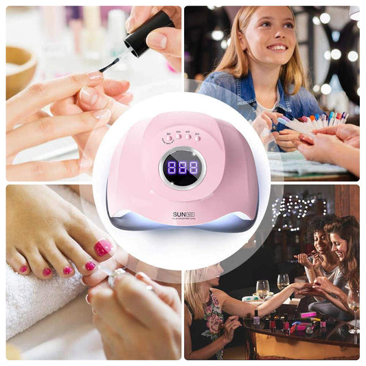 Professional Nail Dryer with LCD Screen and 45 LEDs for Gel Polish Curing