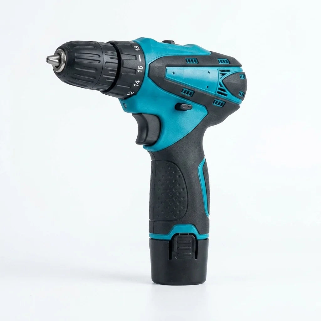 Cordless Electric Drill with Battery & Charger