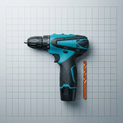 Cordless Electric Drill with Battery & Charger