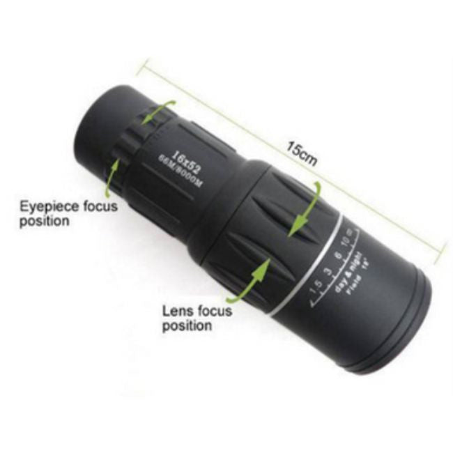 16 x 52 Monocular Telescope With Bag