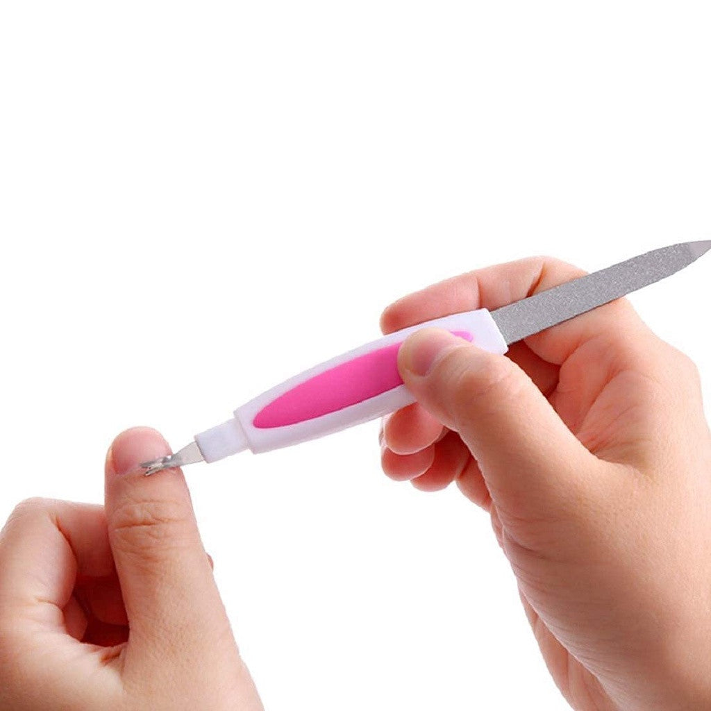 2 in 1 Nail File and Cuticle Remover