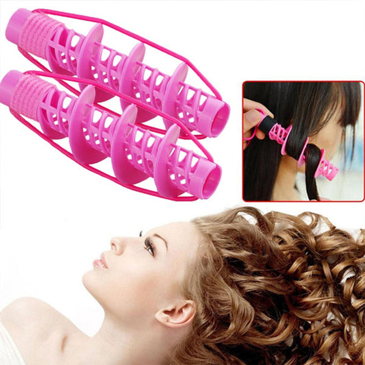 2pcs DIY Styling Hairdressing Spiral Curler2