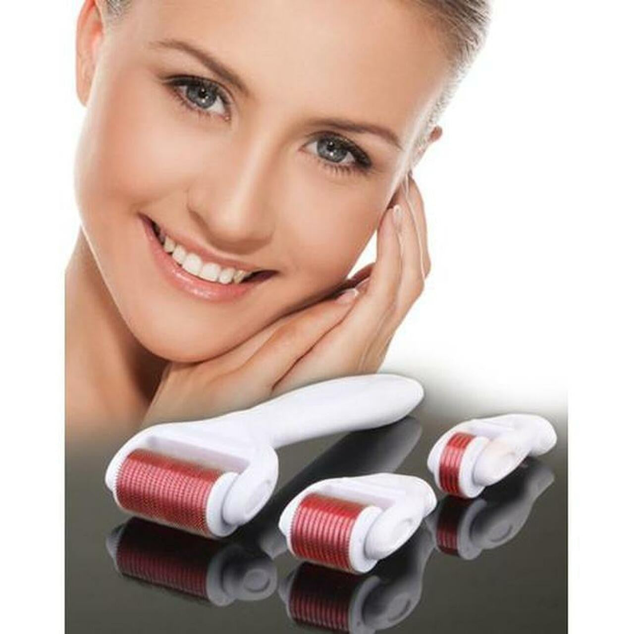 4 in 1 Derma Roller Plus Anti Aging Aloe Vera Serum - Discount Dealz