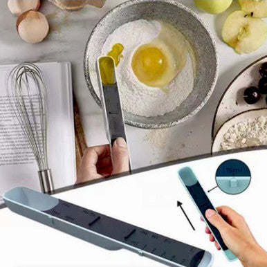 BPA Free Multi Gear Compact Adjustable Measuring Spoon