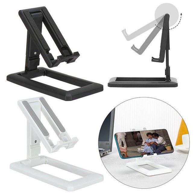 Foldable Adjustable Universal Mobile Phone & Tablet Desktop Stand