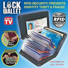 Anti Theft Lock Wallet2
