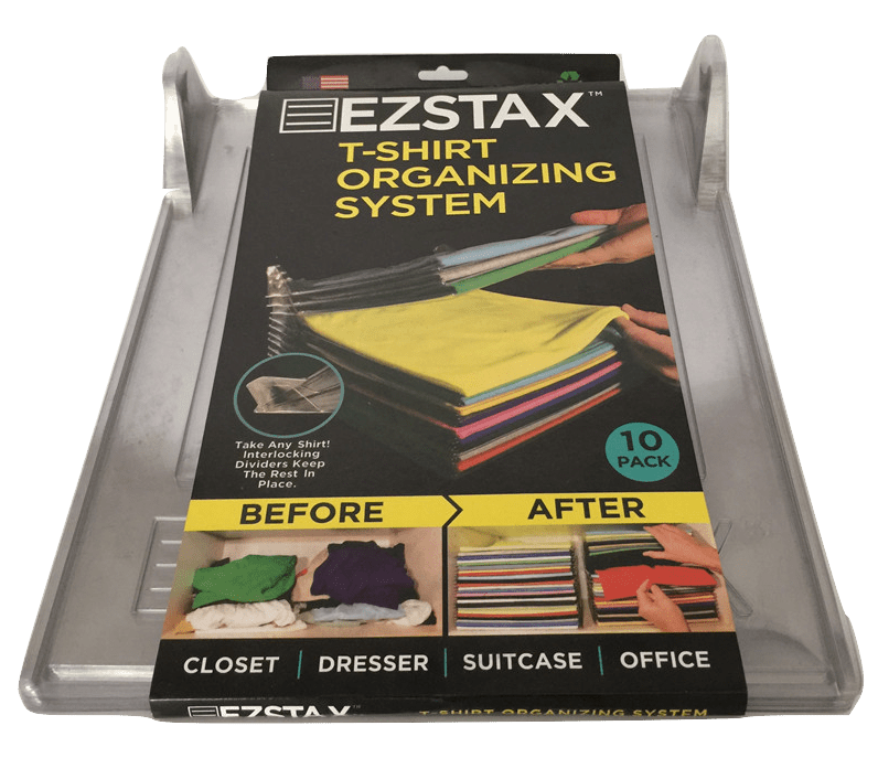 EZSTAX Closet Organizer Tshirt Folder perfect dealz1