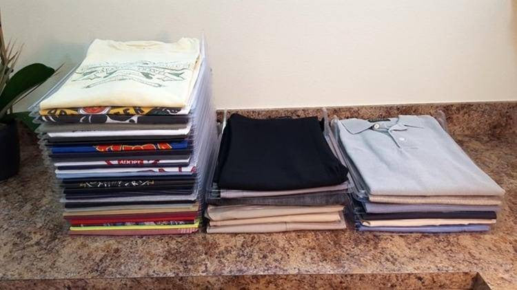 EZSTAX Closet Organizer Tshirt Folder perfect dealz