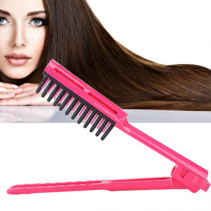 Folding V Shape Clamp Comb
