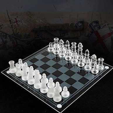 Glass Chess Set  Medium