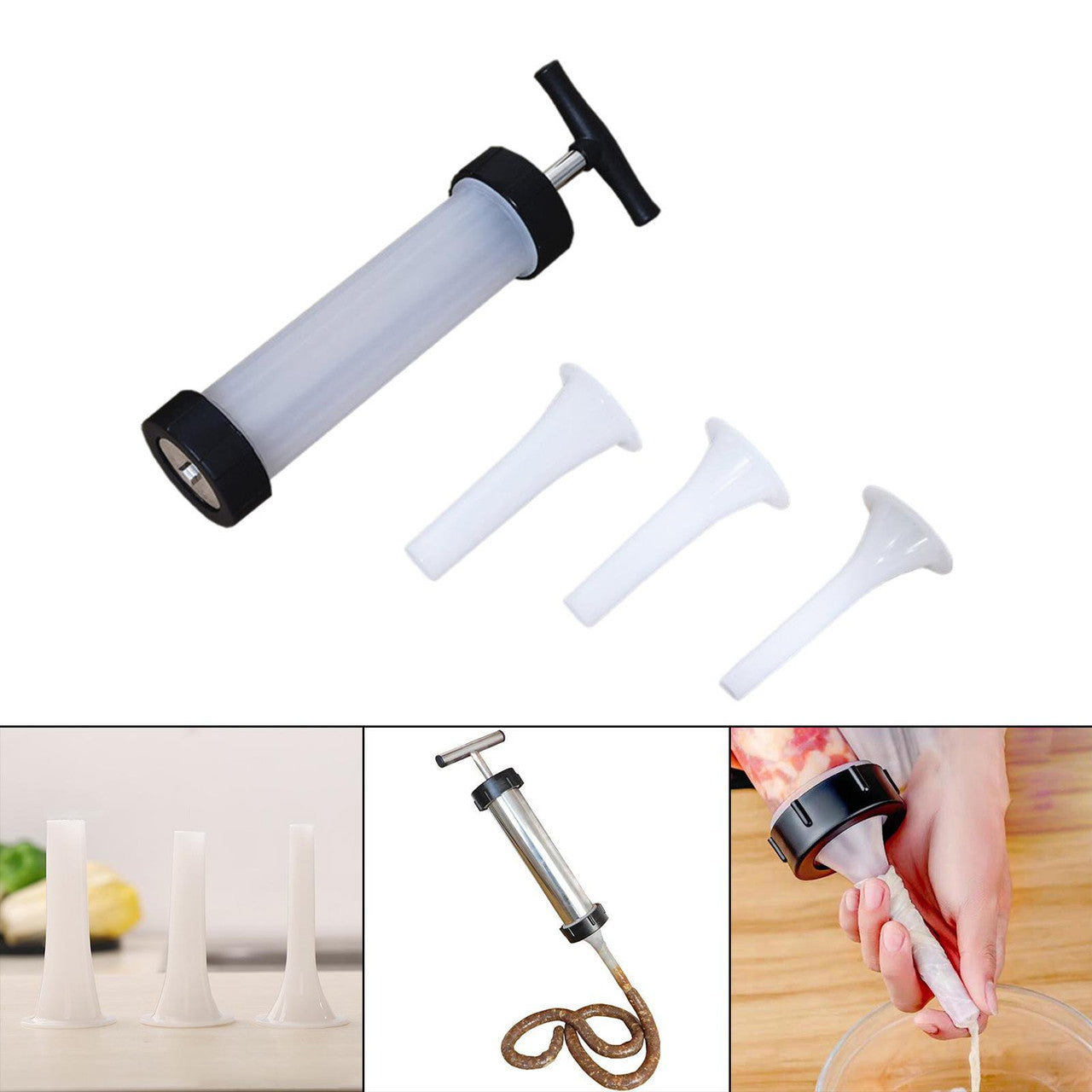 Sausage Meat and Wors Stuffer 4 Piece