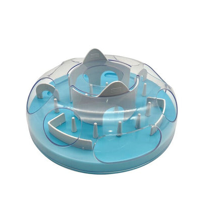 Interactive Nonslip Adjustable Slow Cat Food Dispenser