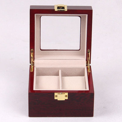 Luxury 2 Slots Wooden Watch Box