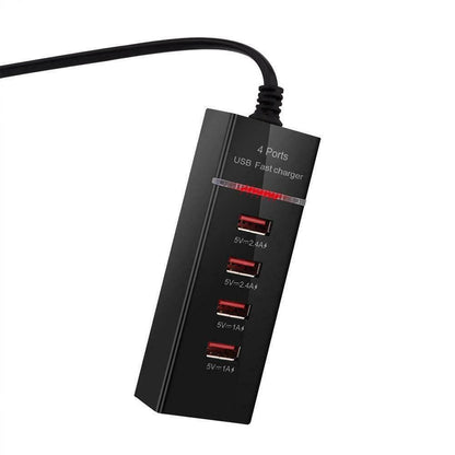 Multi 4 Ports USB Travel Mobile Phone Charge