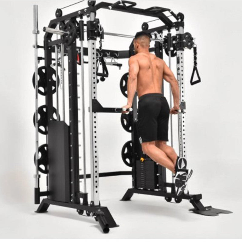 Multifunction Fitness Equipment 3 in 1 Combo Power Rack With Smith Machine Function2