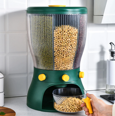 Multifunctional Rotating Rice/Cereal Dispenser