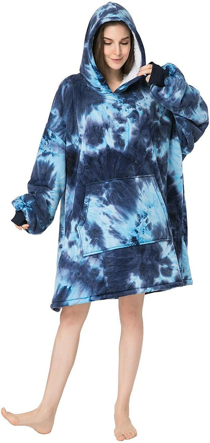 Oversized Plush Blanket Hoodie