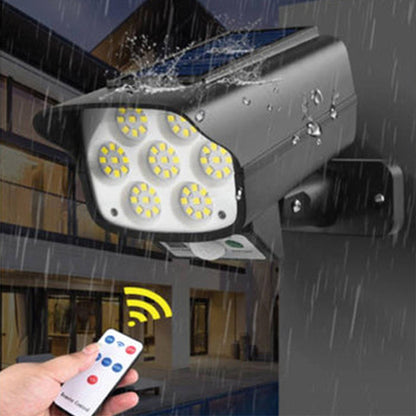 Realistic Camera Looking Solar Monitoring Lamp with Sensor