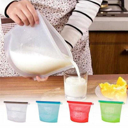 Reusable Vacuum Food Sealer Bags x 2