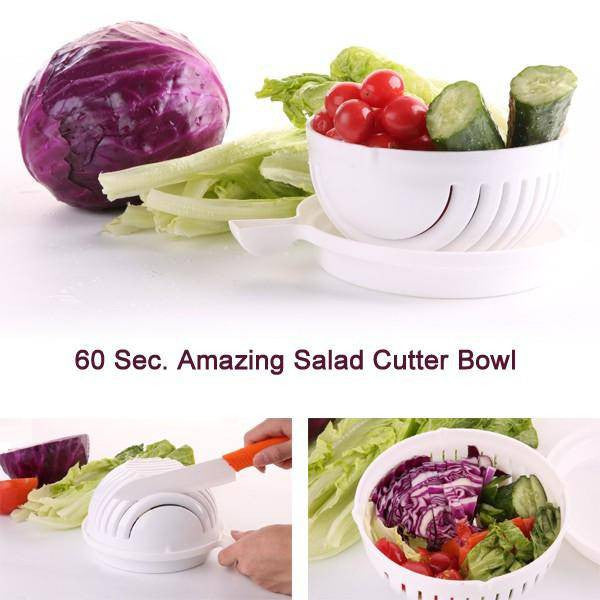 Salad bowl cutter