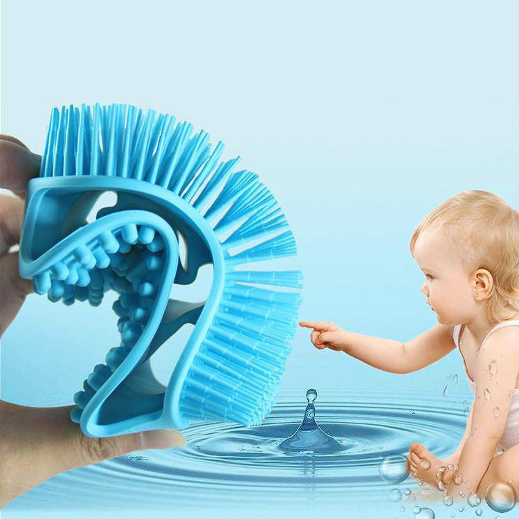 Silicone Baby Shower Brush1