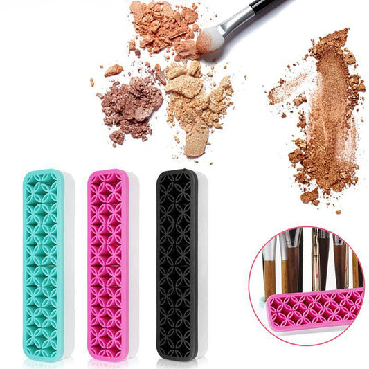 Silicone Makeup Brushes Holder Drying Rack1