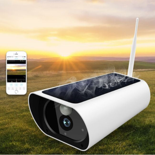 Solar IP Surveillance Camera With Phone Viewing
