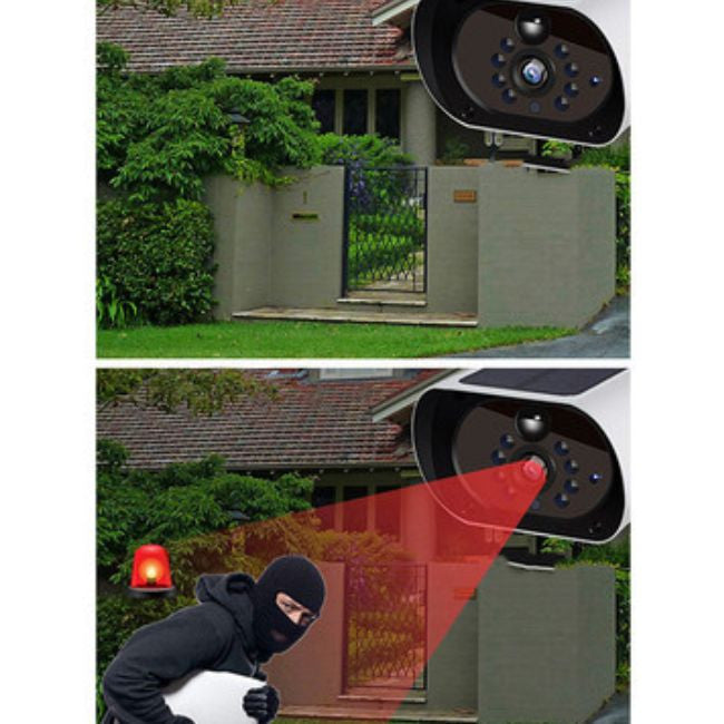 Solar IP Surveillance Camera With Phone Viewing