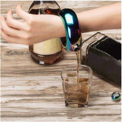 Stainless Steel Liquor Bangle Flask Bracelet