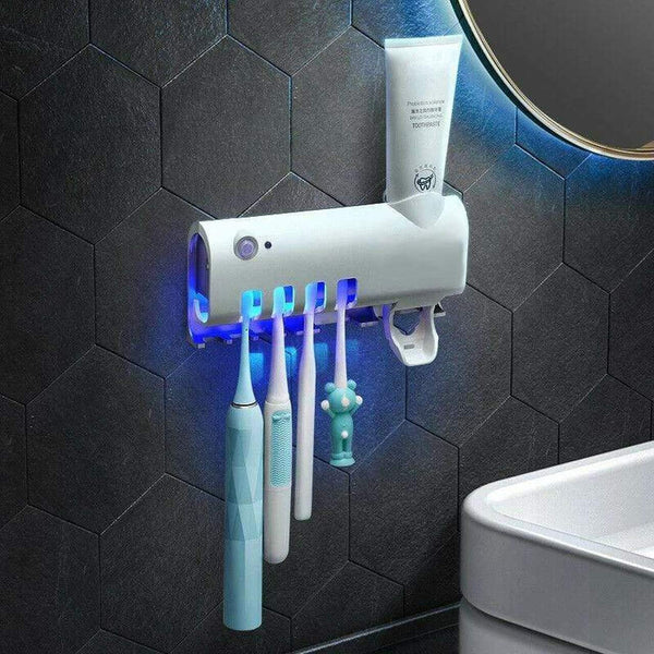 Toothbrush Disinfector and Dispenser