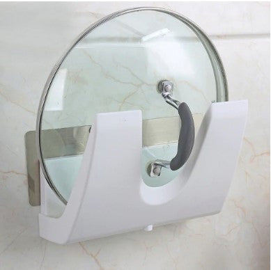 Wall Mounted Pot and Lid Rack