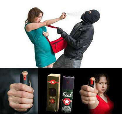 Pepper Spray Plus Self Defensive Electric Shock Stun Gun