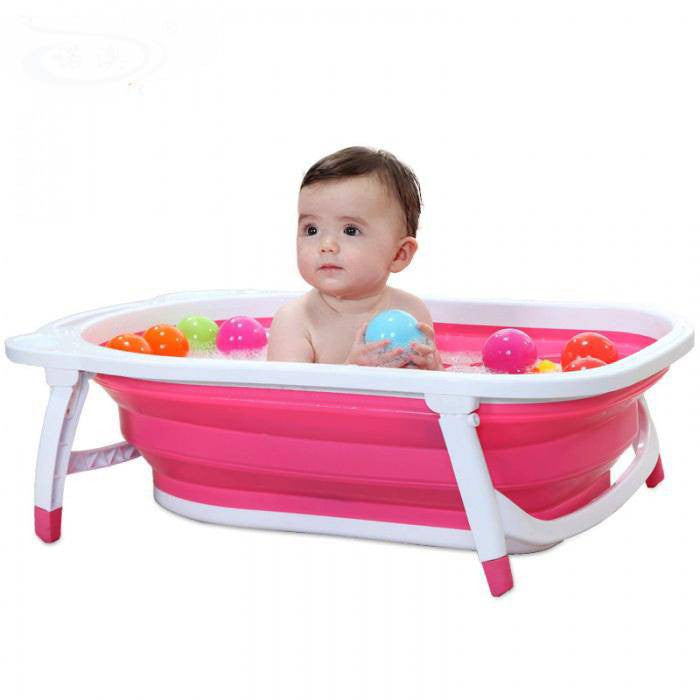 children folding bath tub