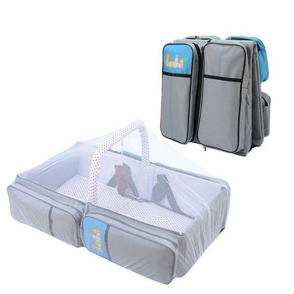 2-in-1 Baby Bed And Bag With Net - Perfect-Dealz